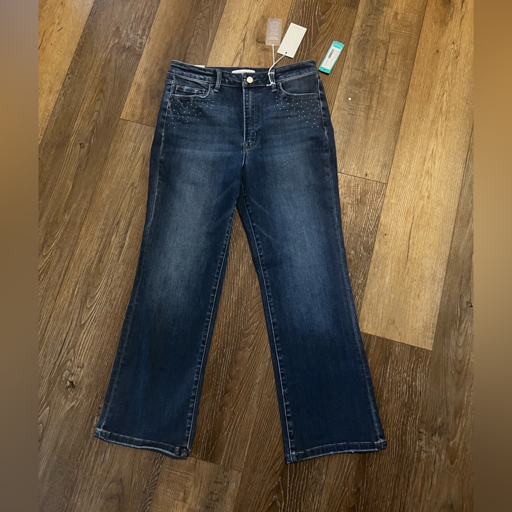 Bridge by Gly jeans. NWT. High rise crop bootcut size 12 - Picture 3 of 7